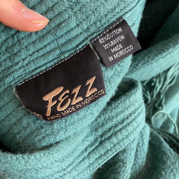 VINTAGE AMAZING BEADED FRINGE JACKET SHIRT TOP M - Picture 14 of 14